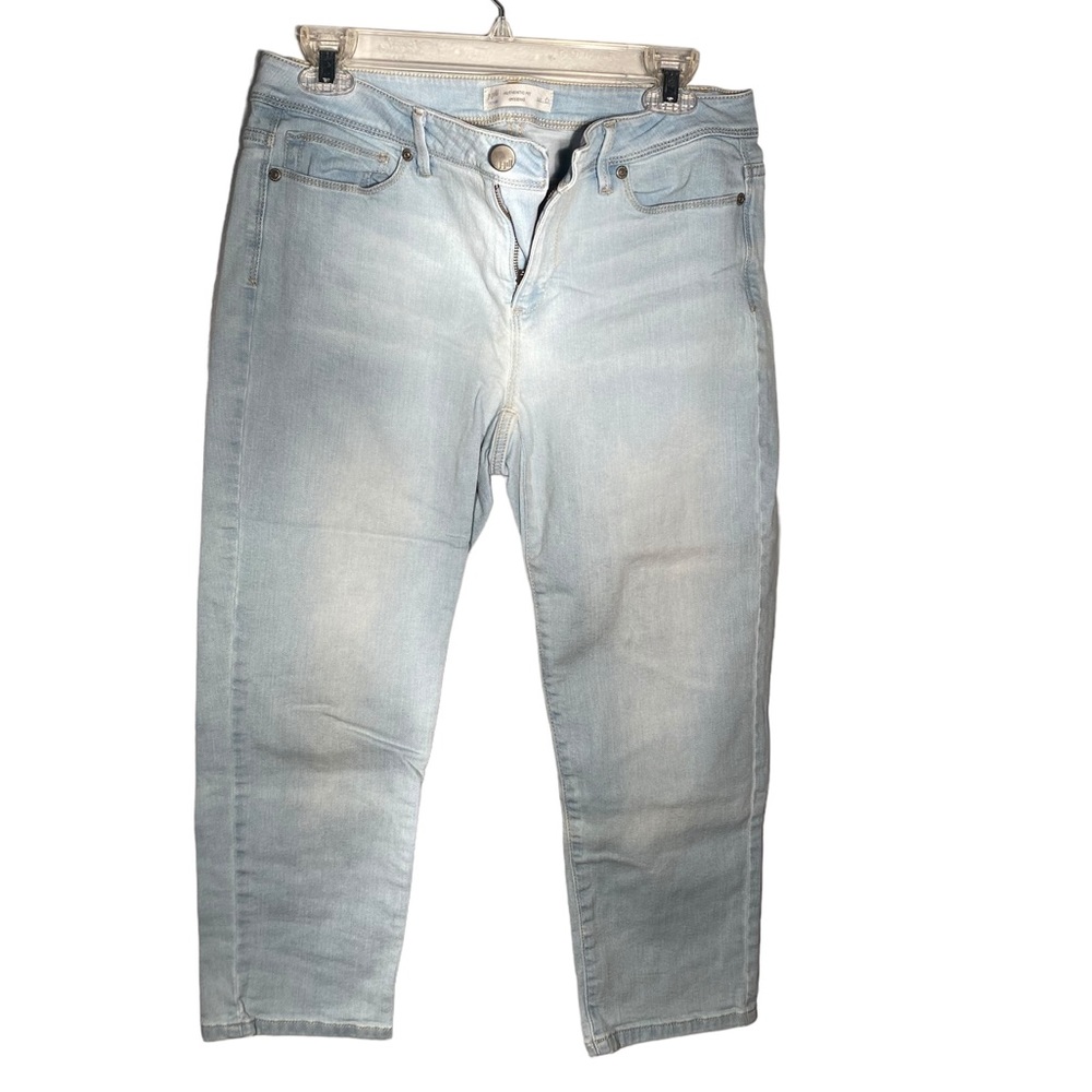J Jill Jeans Authentic Fit Cropped Light Blue NWOT